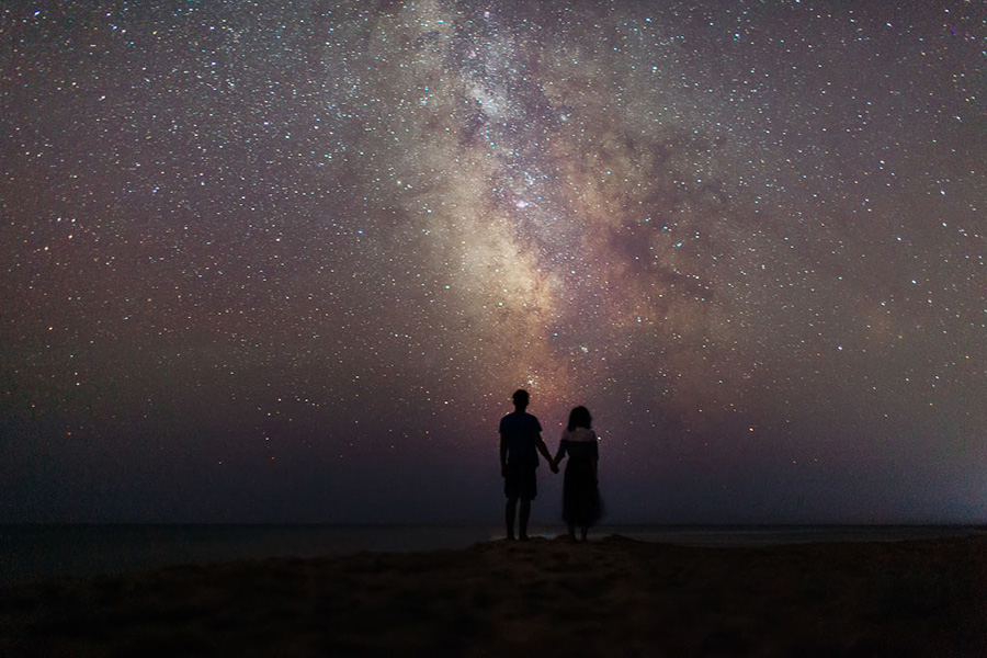 Stay in a tented camp in the desert and see the skies as one of the ancients.