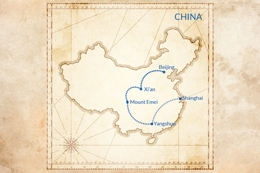 Trip map