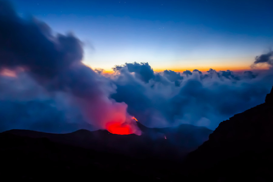 Visit the fires of Stromboli at your leisure.