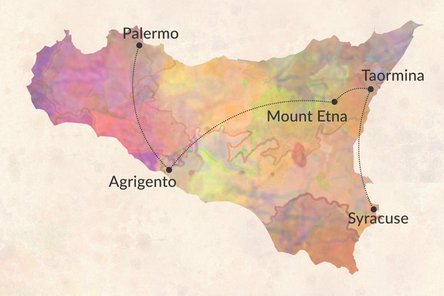 Trip map