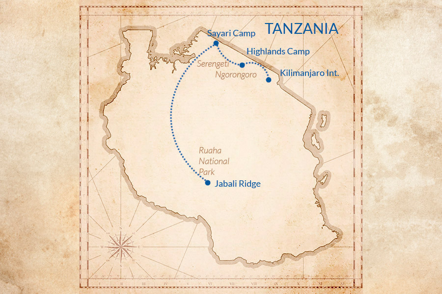 Trip map