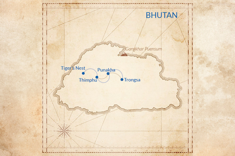 Trip map