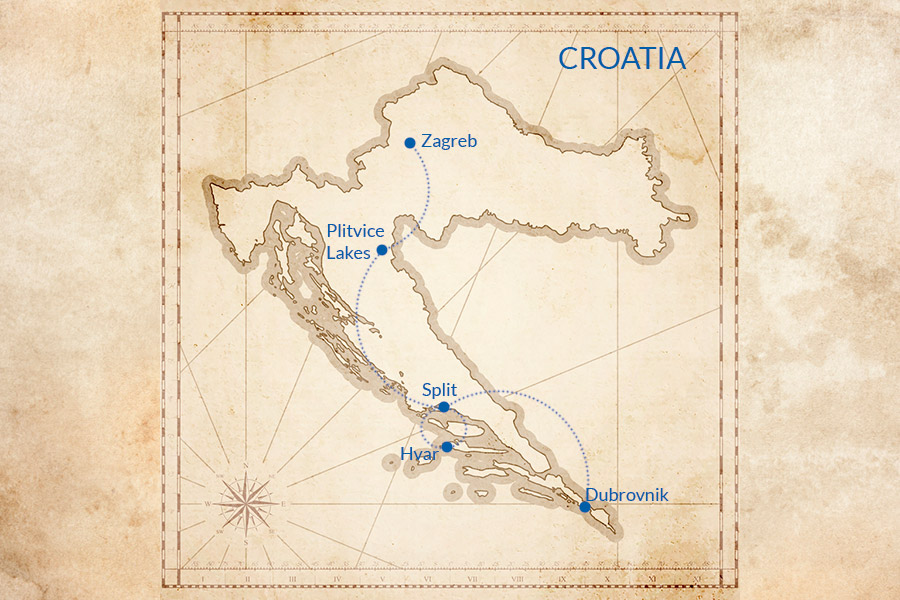 Trip map