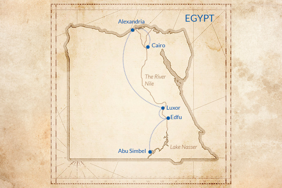 Trip map