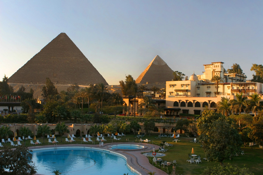 Stay in luxury hotels that keep all of the character of Egypt.