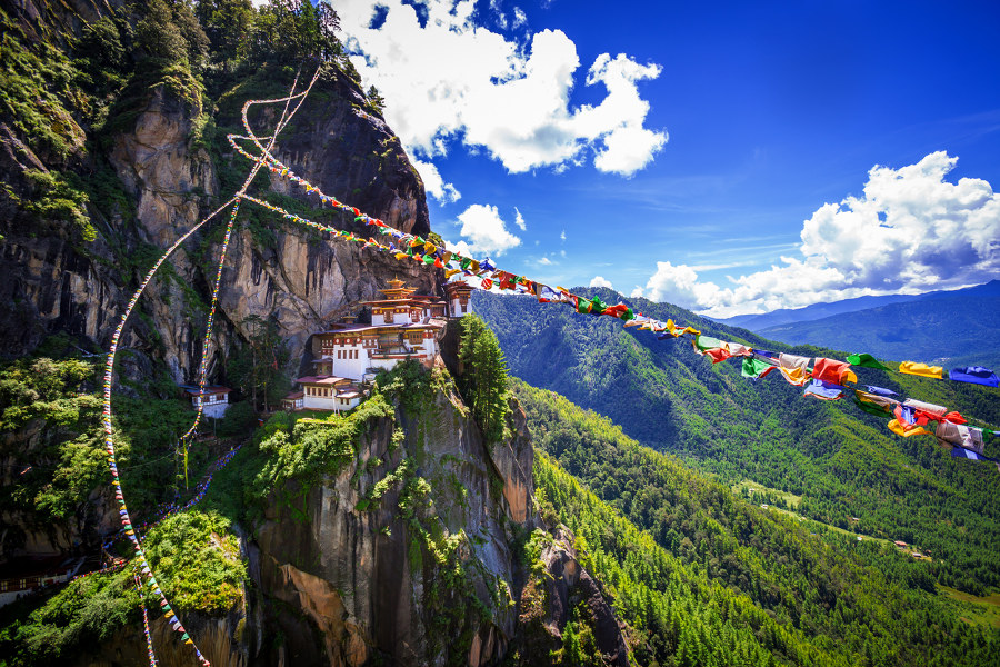 Hike to the Tiger’s Nest, the place where Bhutanese Buddhism originated, and one of the holiest places in the country.