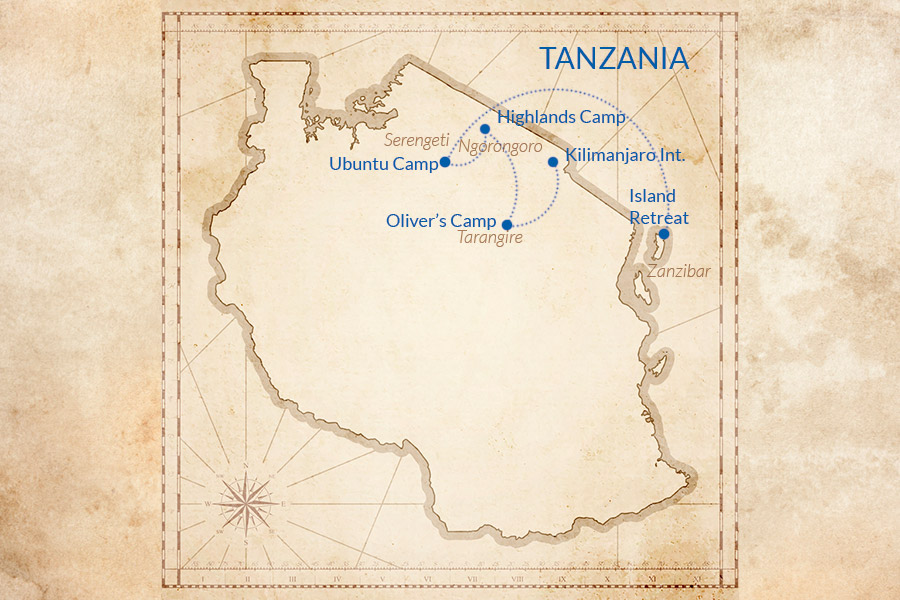 Trip map