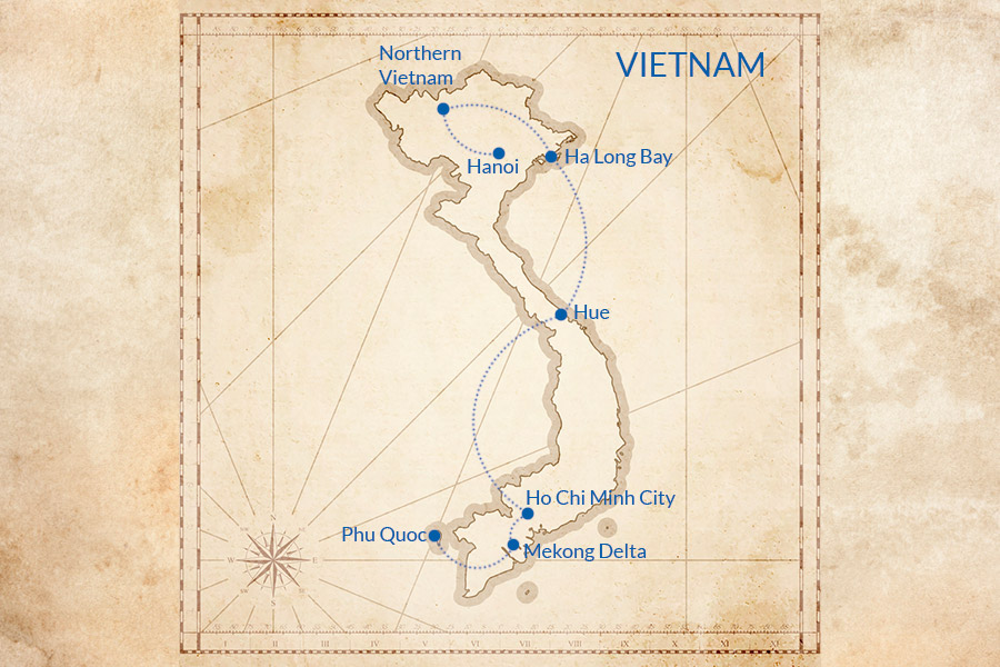 Trip map