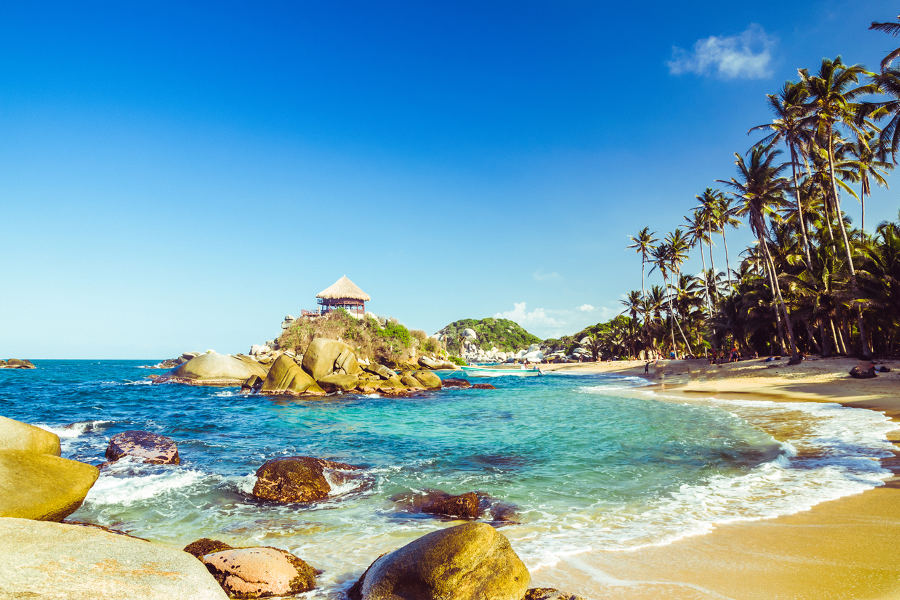 Admire the biodiversity of Colombia as you tread into Tayrona.