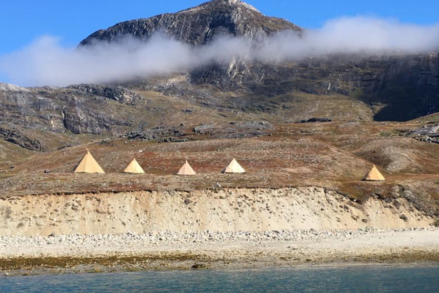 Stay in a luxury camp in the Inuit style in a remote corner of Greenland. These spacious and comfortable tents leave no imprint on the environment whatsoever.
