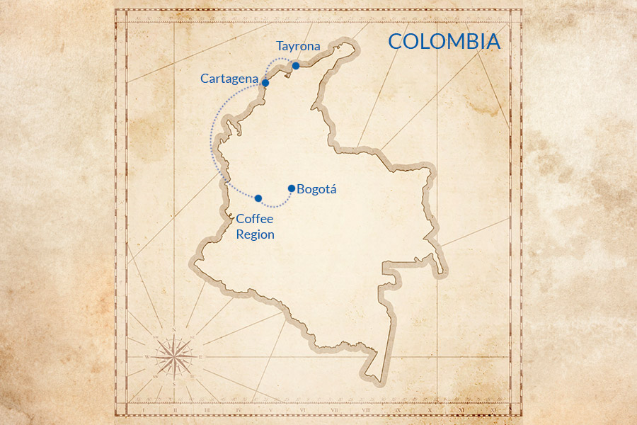 Trip map