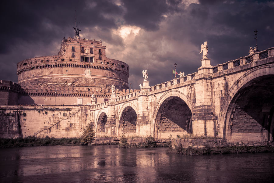 Using nothing but clues, solve the puzzles you find on your way out of Castel Sant’Angelo, in Rome.