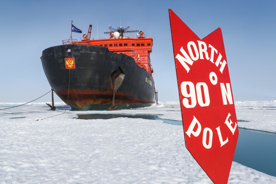 Stand in the geographical north pole, a huge privilege and a place where only a select few will ever stand.