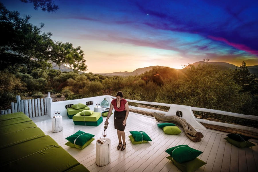 Enjoy a unique setting in inland Sardinia, where every corner has been designed with though and care, with major contributions from local artists.
