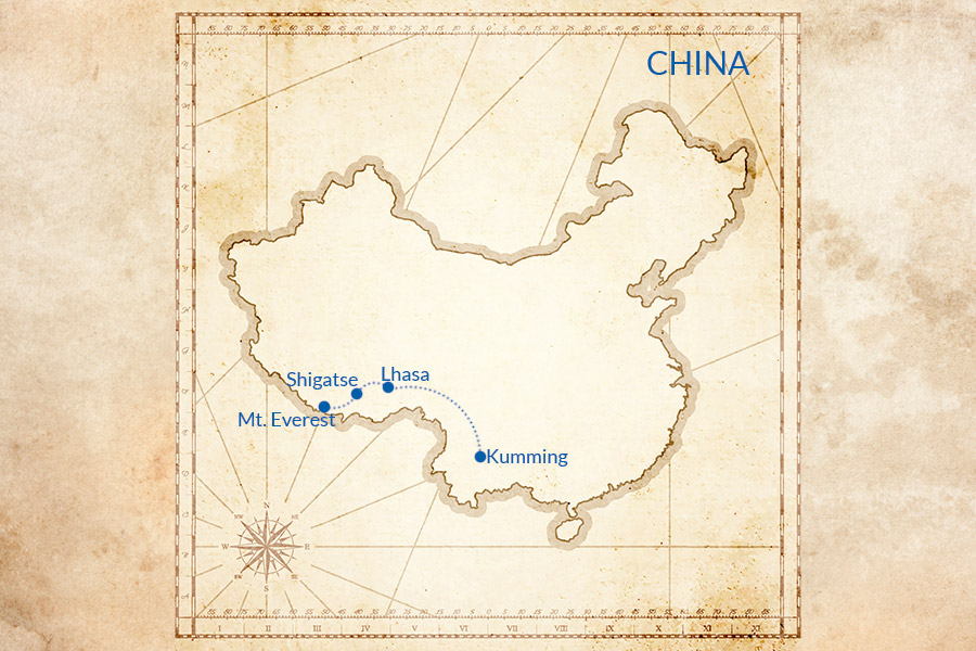 Trip map
