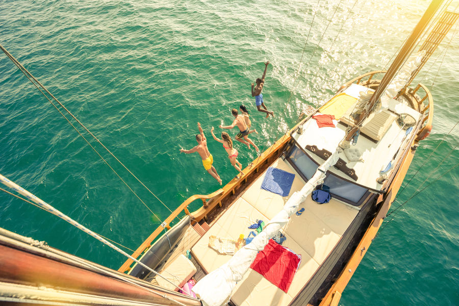 Explore marvellous Mediterranean landscapes aboard your private boat.