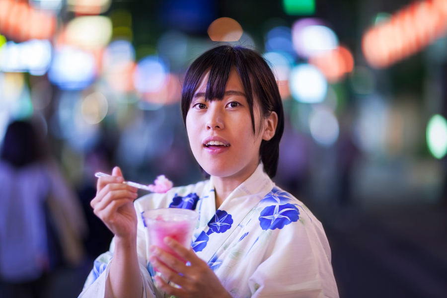Explore the pop side of Japan as you tour historical sites in search for snacks and authentic street food.