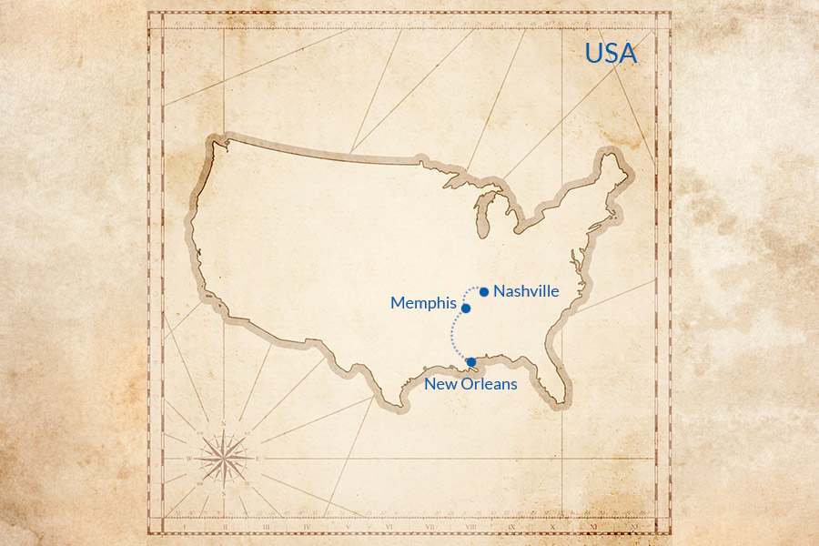 Trip map