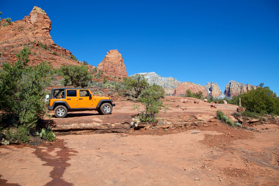 Drive a Jeep in the Red Rocks of Sedona. This is one of the quintessential off-road American adventures.