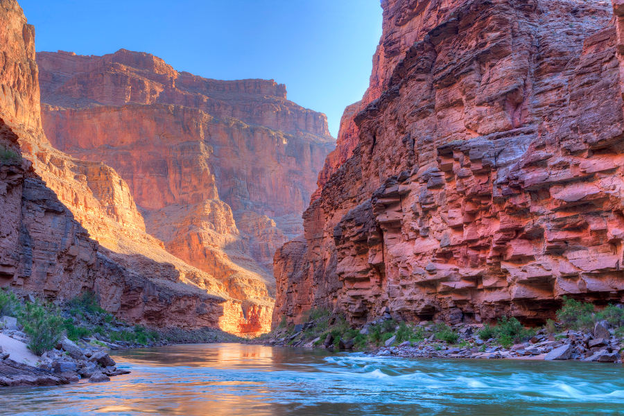 Surrounded by towering cliffs, float along the Colorado River as you experience the ultimate geological formation in America.