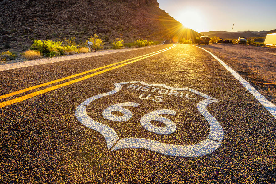 Take on an American Classic as you drive along the historic and legendary Route 66.