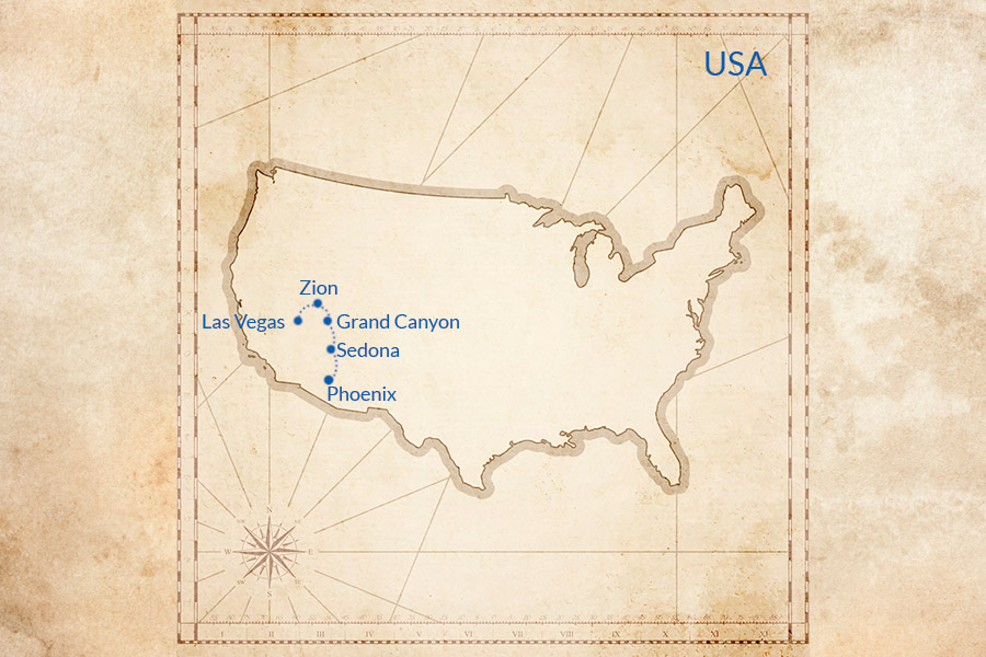 Trip map