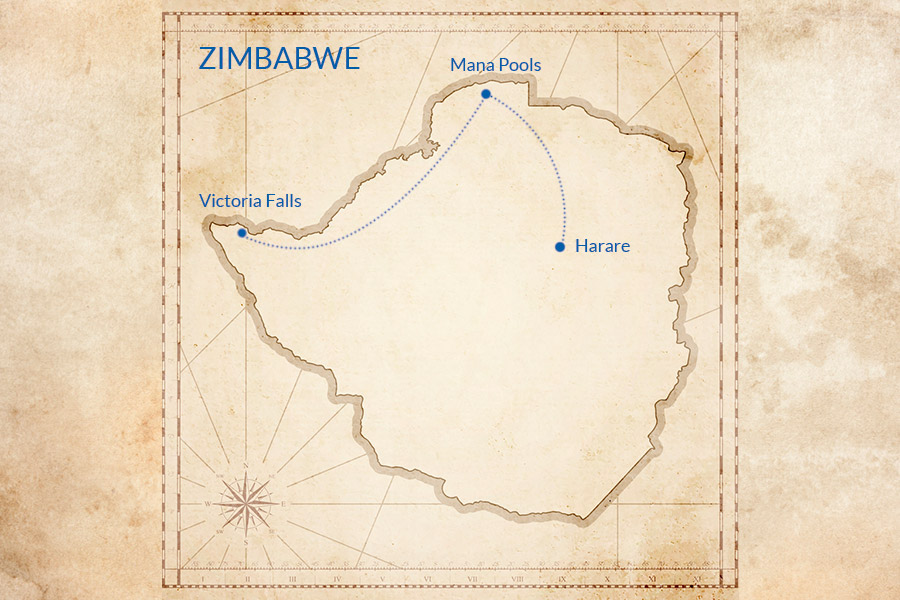 Trip map