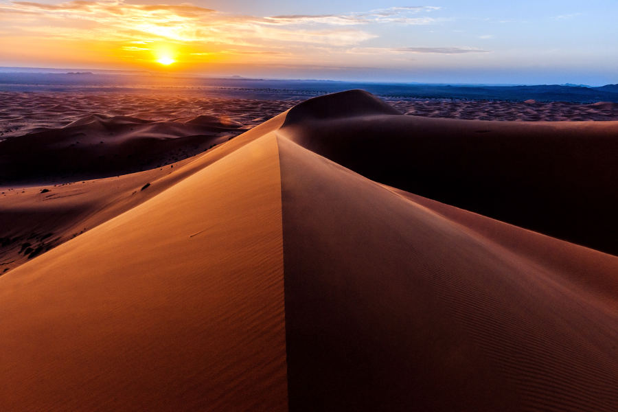Travel to the desert and marvel at the beauty of the endless Sahara.
