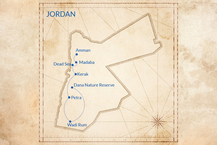 Trip map