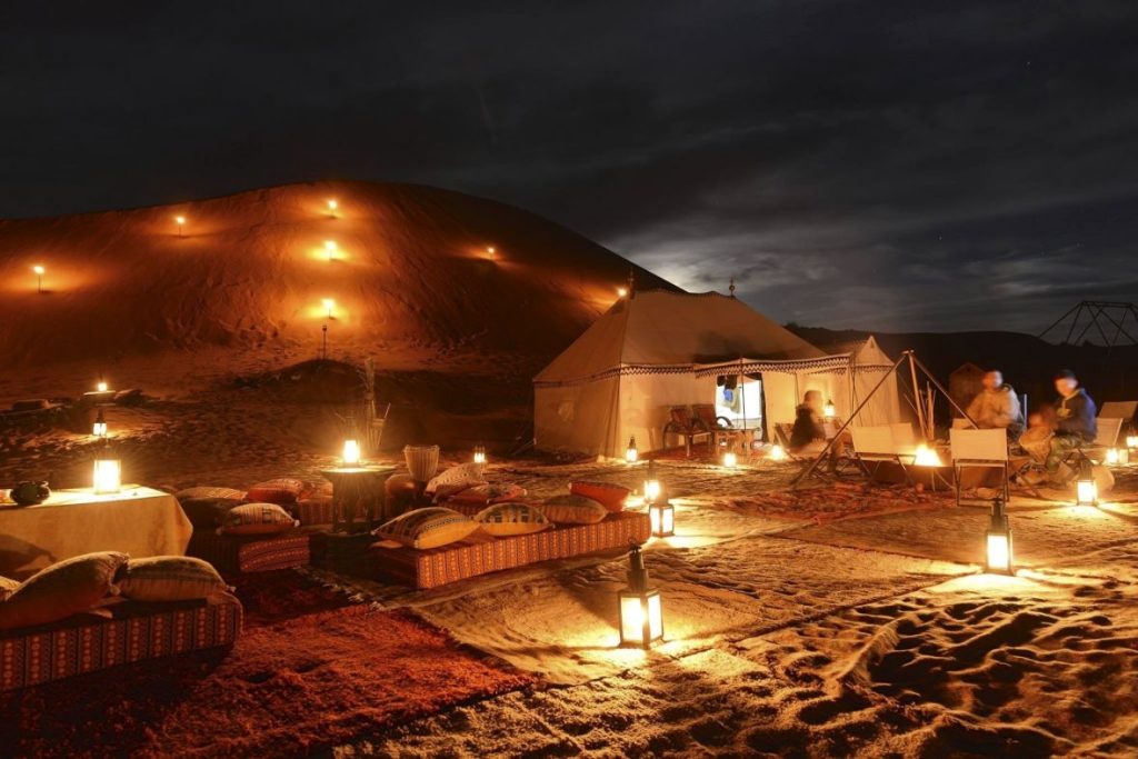 Stay in luxury camps under the stars and delve into Berber culture and traditions.