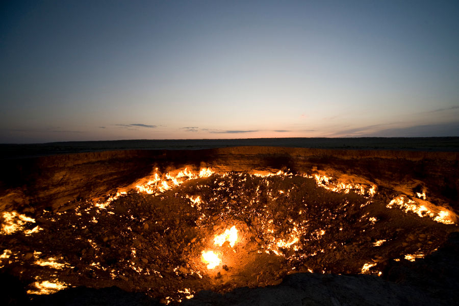 Enjoy seldom visited historical sites in Turkmenistan. Wonder at the fires of Darvaza and the mysterious ruins of Izmukshir.