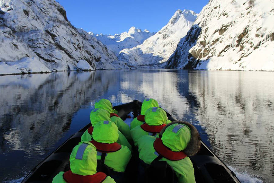 Sail on a rib-boat and explore the Trollfjord, spot the white-tailed eagle and discover one of travel’s best-kept-secrets in Henningsvaer.