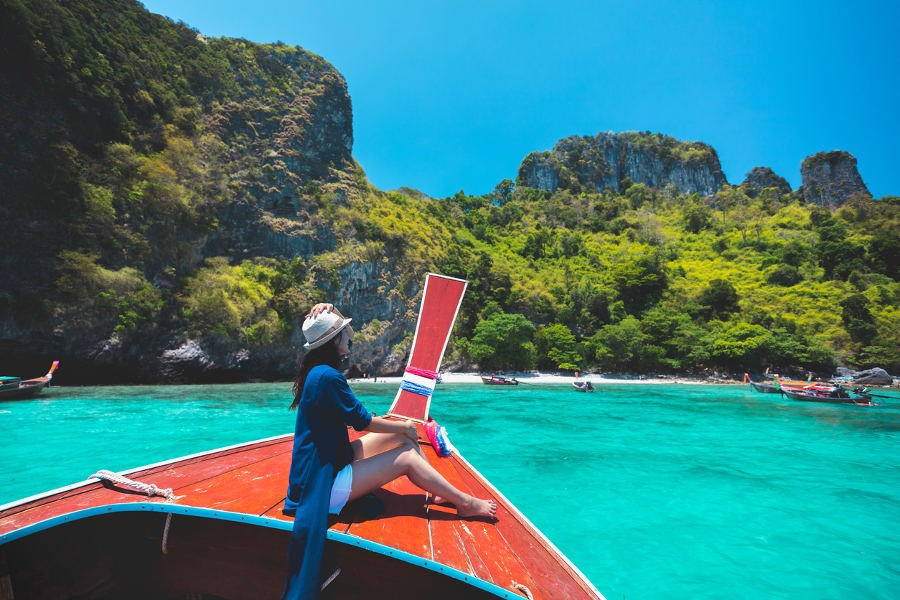 Travel on the Mekong to Thailand, where you can continue on your journey.