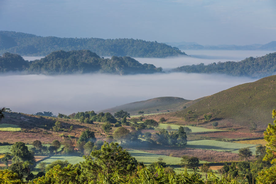 Experience breathtaking views in the remote and mountainous Myanmar state of Eastern Shan.