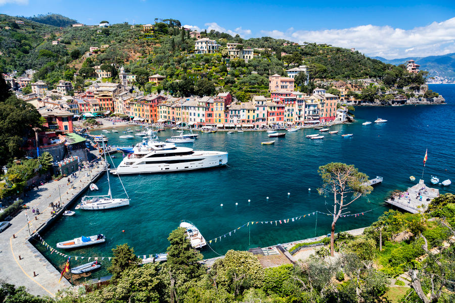 Head to the lake district and discover what’s behind the ultimate yacht experience. Then head to Liguria and sail along the coast.