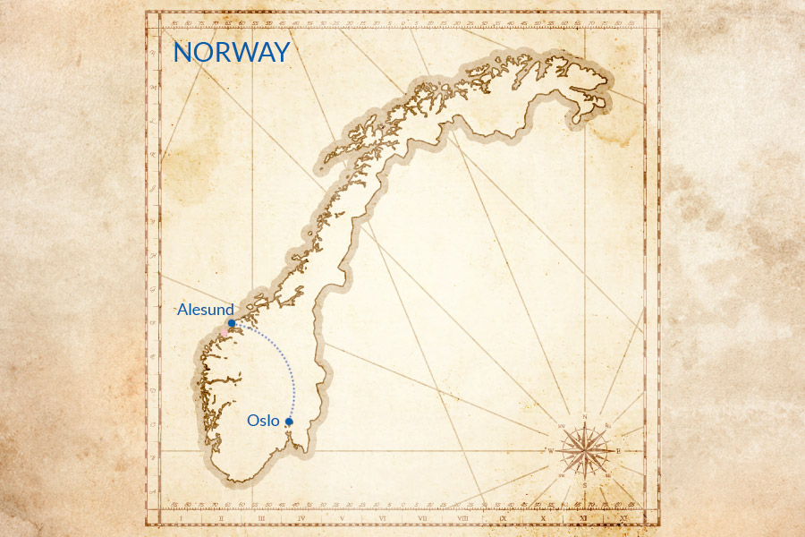 Trip map