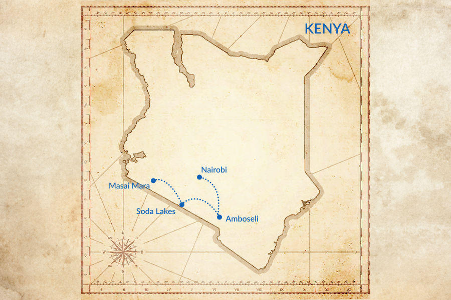 Trip map