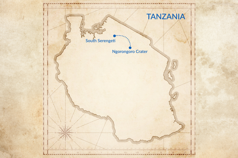 Trip map