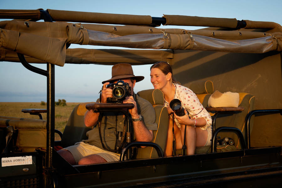 Have your own dedicated guide and spotter.