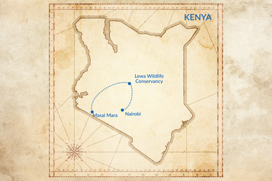 Trip map
