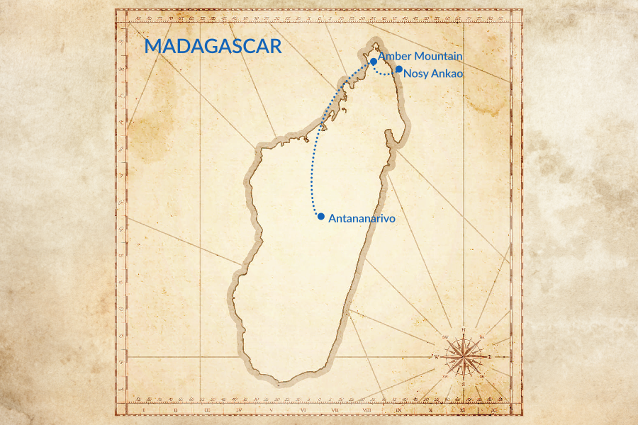 Trip map