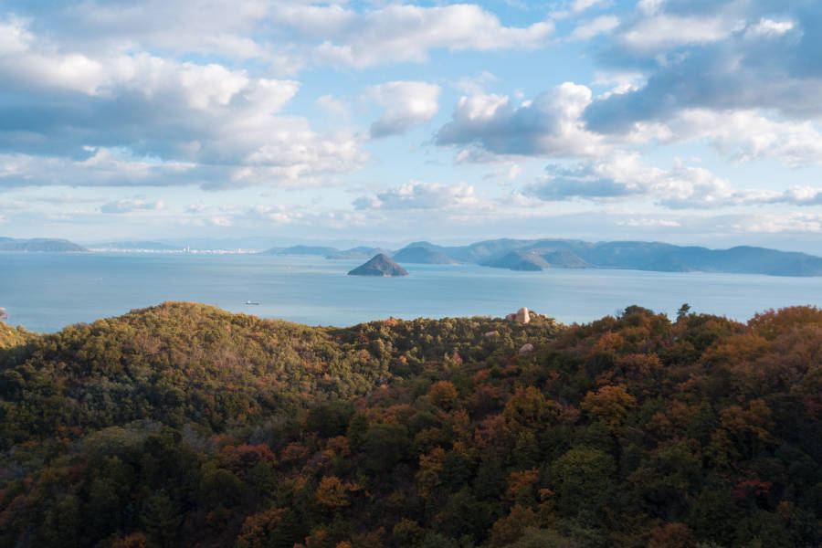 Enjoy relaxing and tranquil environs of the Seto Inland Sea.