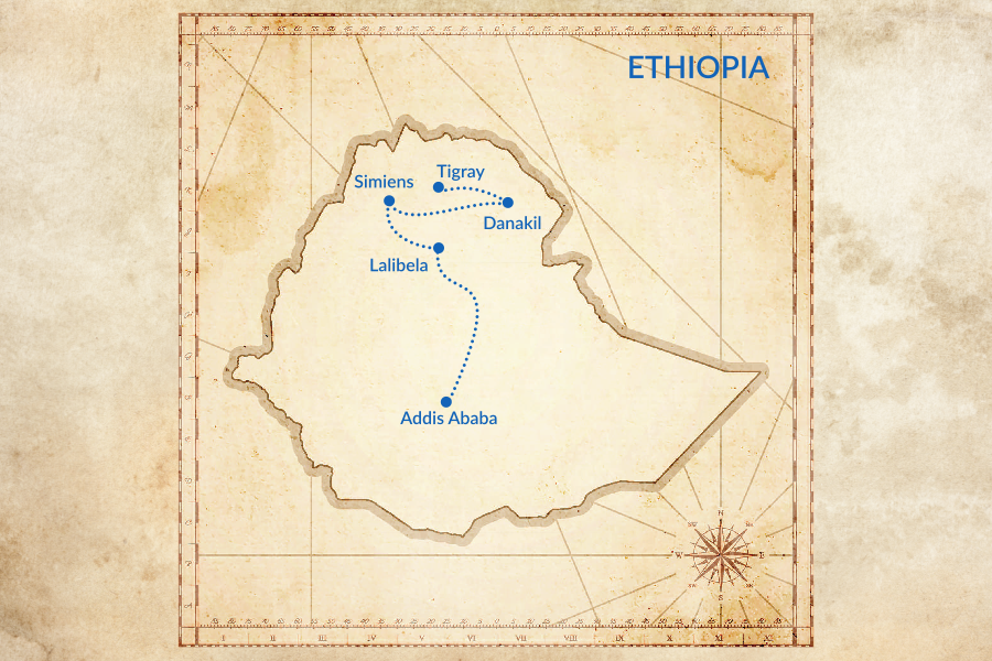 Trip map