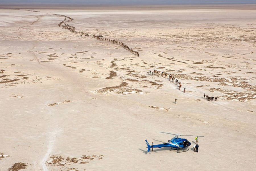 Reach the Danakil Depression by air, and discover the nomadic life of the Afar.