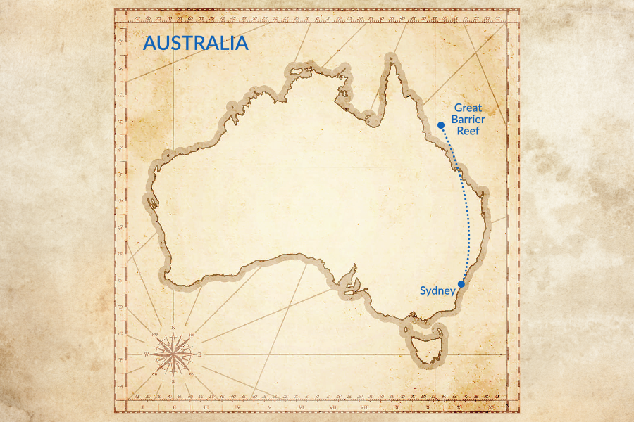 Trip map