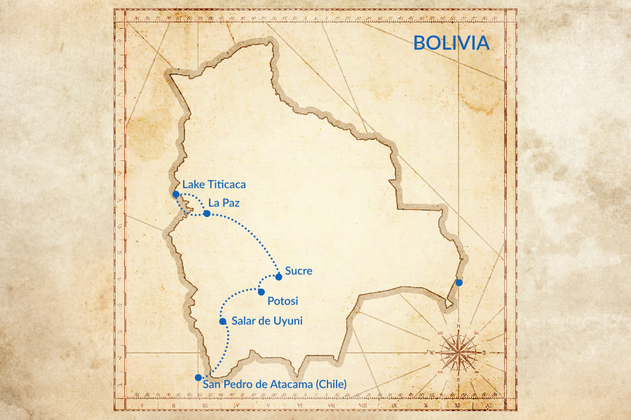 Trip map